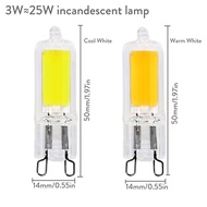 Glass G9 LED Light Bulb 3W 5W 220V 240V Super Bright Lamp Constant Power Light LED Lighting G9 COB B