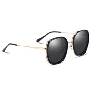 AOFLY BRAND Polarized Ladies Sunglasses Mirror Lens Luxury Female Designer Oversized Square Sun glas