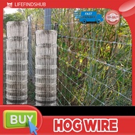 Galvanized hog wire fence for horse fence sheep goat cattle cow pig farm fence roll wire mesh sheep field fence for pigs