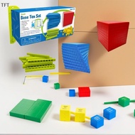 Kids Math Plaything: Base Ten Blocks Set with Counting Cubes NEW