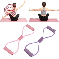 8-word Type Exercise Rubber Resistance Band H0f0