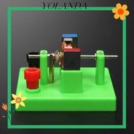 YOLAN DC Electrical Motor Model, DIY ABS+Metal Physics Experiment Aids,  Physics Science Toy Student