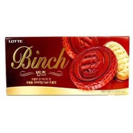 現貨-LOTTE樂天BINCH巧克力薄餅 韓國熱賣商品 濃濃的巧克力餅乾