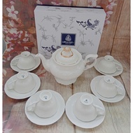 Dai Cat tea set 1.3L Minh Long ceramic - Minh Long sand tea set