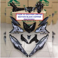 Cover Set Rapido Y15ZR V1 V2 Yamaha Exciter Limited Edition Color Black Copper Green Ysuku Accessories Motor Y15 Y15ZR