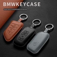 BMW Car Key Case Cover for BMW 1 2 3 4 Series X1 X2 X3 X4 X5 X6 3D Leather Car Remote Key Fob Keycha