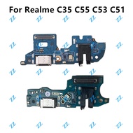 Charging Port Board For Realme C35 C55 C53 C51 Phone USB Charging Dock Replacement Part