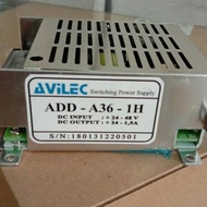 SHIPPINGbebas - AVILEC DC to DC Converter 24-48VDC to 24VDC 1.5A