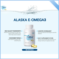 [Ready Stock] Atomy Alaska E-Omega 3 (550mg x 180capsules) Alaska Deep Sea Fish Oil