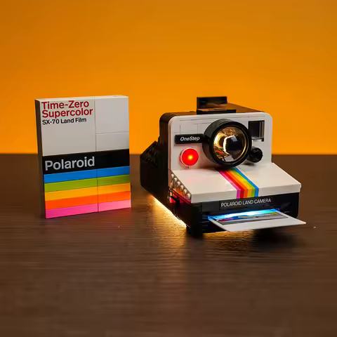Vonado LED light 21345 set is suitable for Polaroid OneStep SX-70 Camera building blocks (only inclu