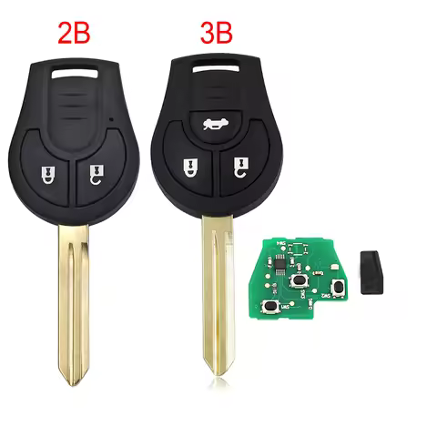 2/3 Buttons Remote Key for Nissan Pulse Scala Micra K13 Juke 2010-2014433MHZ with id46 chip CWTWB1U7