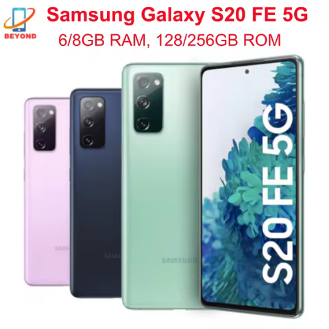 Samsung Galaxy S20 FE S20 Lite 5G G781U1 G7810 G781B 6.5" ROM 128/256GB RAM 6/8GB Snapdragon NFC Ori