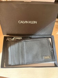 Calvin Klein CK 男款 皮革 卡夾 零錢包