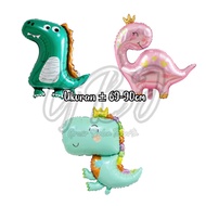 NEW JUMBO Dinosaur Foil Balloon Cute Dinosaur Character Balloon/