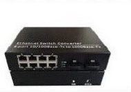 Media Converter 1*8port SC Port 10/100 (20KM)