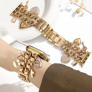 Love Chain Leather Pendant Band For Watch Strap series11 series10 series9 87654321,SE,Ultra, watch S