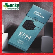 MEDISENSE Jovian Disposable KF94 EARLOOP Monogram Mask - Black 10S | MEDIPRO