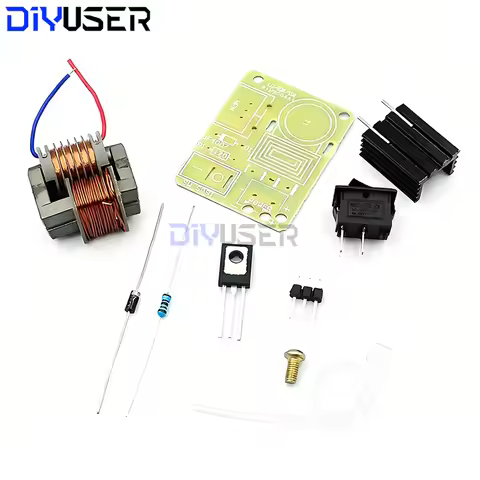 High Voltage Arc Ignition Generator 15KV DC Boost Converter 3.7V Input U Core Transformer Suite for 