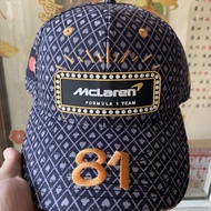 2025 F1 season in Brasilia, UK M.c.L.a.r.e.n. Racing Team racing caps, baseball duck tongues, driver