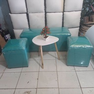 Sofa minimalis harga 1 set | Stool sofa 1 set