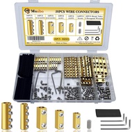 50pcs 2, 4, 6, 8, 10, 12AWG Wire Connectors, Quick Wiring Connection Terminal, Circuit Connector Wir