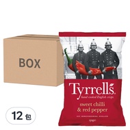 Tyrrells 泰勒思 洋芋片 甜椒及紅辣椒  150g  12包