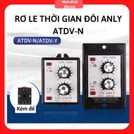 Andy ATDV-Y Double Timer Time Switch with base, double timer with ears, mechanical timer, alternatin