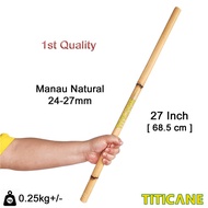 TITICANE Manau Stick [ 27 INCH ] [ Natural 24-27mm ] [ Rattan / Rotan ]