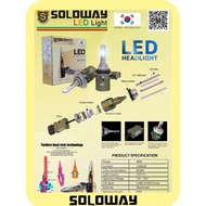 CAR LED LIGHT SOLOWAY R8 LED LIGHT 6000K