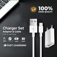 The Best Charger Phone Fast Charger USB Power Adapter 5w | Lightning To Usb Cable 1 Meter | 5 Watt P