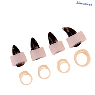 BLUEVELVET Guzheng Playing Nail Cover Ring Finger Picks Playing Silicone Guzheng Accessories Guzheng
