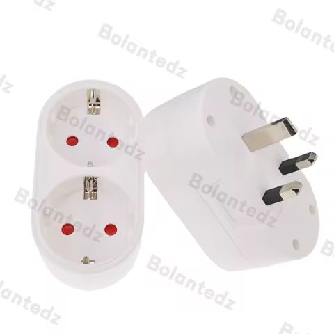 European EU To UK Plug Adapter Standard Euro 250V EU Plug To UK Electrical Socket Power Adapter Elec