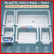 Transparent Food Serving Pan / Food Storage Container //  Catering Buffet Box BEKAS MAKANAN BUFFET H