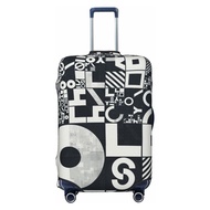 Puzzle Luggage Cover Elastic Washable Stretch Luggage Protective Cover Anti-Scratch Travel Luggage Cover (18-32 Inch Luggage)