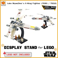 Display Stand for Lego Star Wars Luke Skywalker's X-Wing Fighter (75301 / 75218)