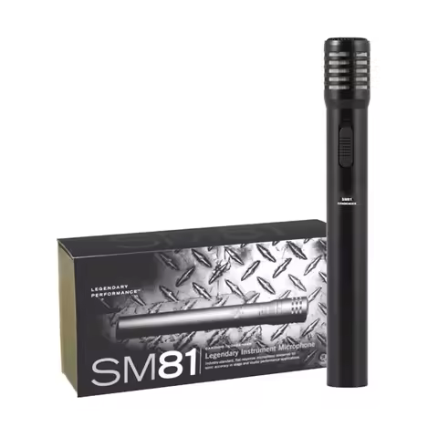 SM81 Professional Cardioid Wired Condenser Instrument Microphone High-Precision Studio Recording Mic