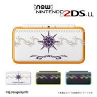 名入れできます★【new Nintendo 2DS LL/new Nintendo 3DS LL/ Nintendo 3DS LL 】 カバー ケース ハード new3dsll new2dsll 3dsll 2dsll / トライバル3 蝶 チョウ ブラック メール便送料無料 任天堂 スリー ディーエス ニュー