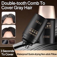 Hairdressing pen with tooth comb that does not hurt the scalp and covers gray hair/Long-lasting Does