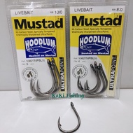 Mustad HOODLUM Live Bait hook mata kail mustad 10827NPBLN mustad hook