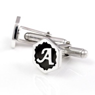 客製化 925純銀袖扣 六角形陽刻款 訂製禮物