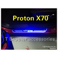 PROTON X70 door step side step led running led plug and play