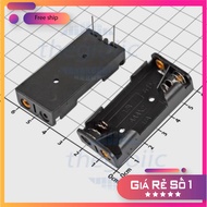 [5 Pieces]- Battery Box, 2xAAA Battery Tray Through Hole Solder PCB World Chip
