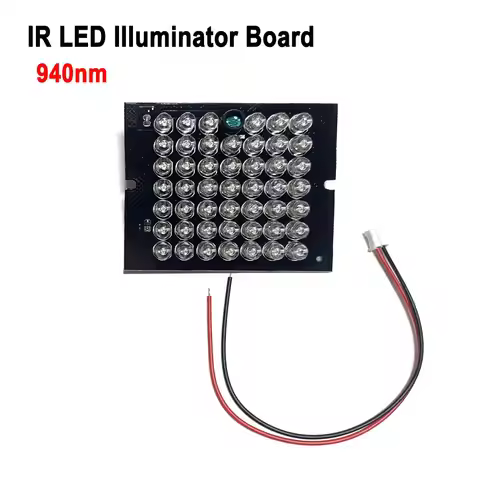 New Invisible illuminator 940NM infrared 60 Degree 48 LED IR Lights PCB for CCTV Security 940nm IR C