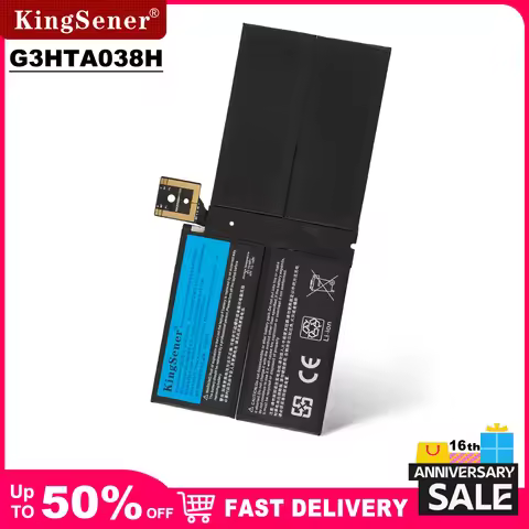 KingSener DYNM02 G3HTA038H Laptop Battery For Microsoft Surface Pro 5 1796,Pro 6 1807 1809 12.3'' Se
