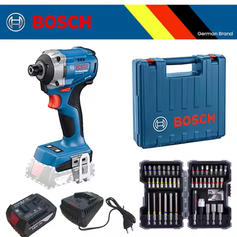 Bosch GDR 18V-215 Cordless Brushless Impact Driver 215Nm Heavy Duty High Torque Electric Screwdriver