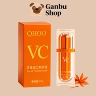 QHOO VC Concealer Foundation Contains Vitamin C for Soft, Smooth and Smooth Skin 30g Five VC Face Cr