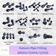 Hansen Pipe Fitting Socket/Elbow/Tee/Reducing Socket/Reducing Elbow/Reducing Tee（20mm/25mm/32mm）