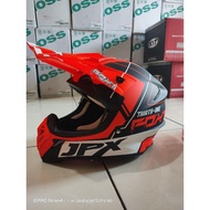 JPX FOX_1 CROSS X31 ORANGE HELMET