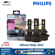 Philips Ultinon Rally 3551 LED H4 H7 H11 HB3 HB4 HIR2 Max Power 50W 4500LM Car Headlight high brightness 6500K White Colour Lumen Watt