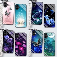 Case for SAMSUNG GALAXY A06, A06 5G Shiny Tempered Glass Back, Latest High Quality